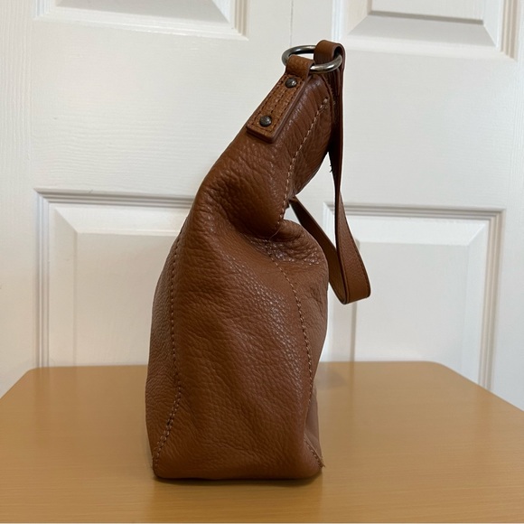 The SAK Cole Valley Brown Leather Shoulder Hobo Bag - Picture 4 of 10